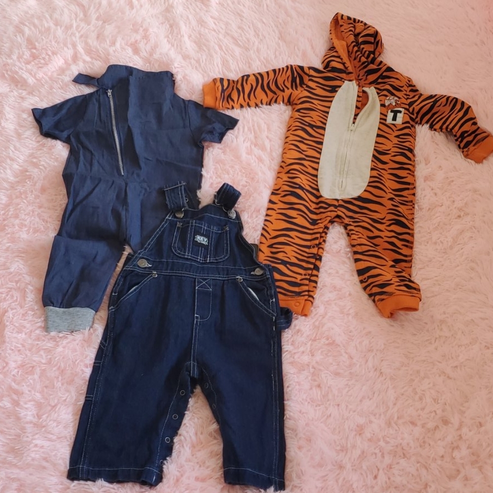 3 pack Unisex Jumpsuits - 1 NWT